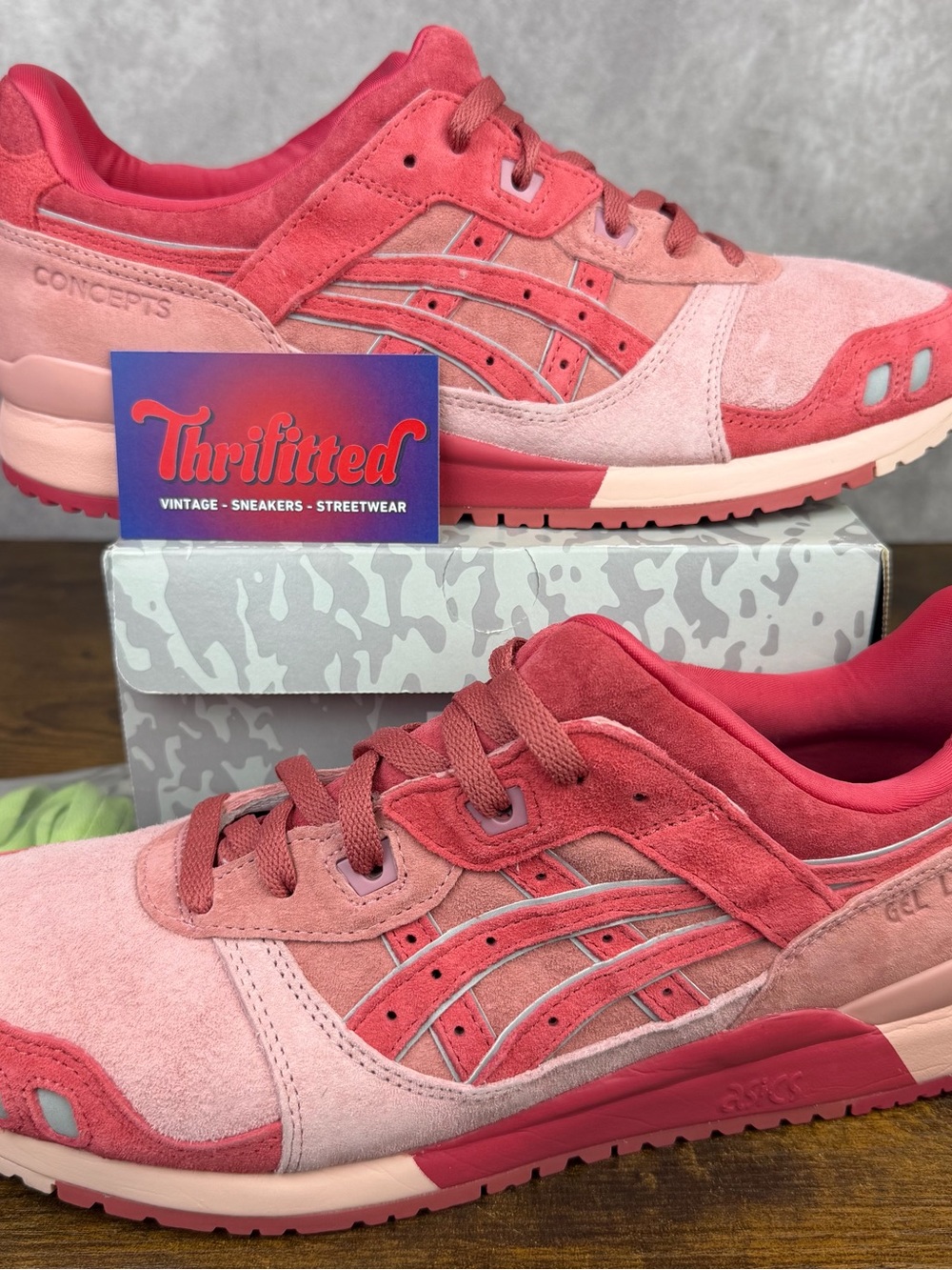 ASICS Gel-Lyte 3 x Concepts Otoro Size 11 1203A121-700 Coral Men’s Shoes OG Rare